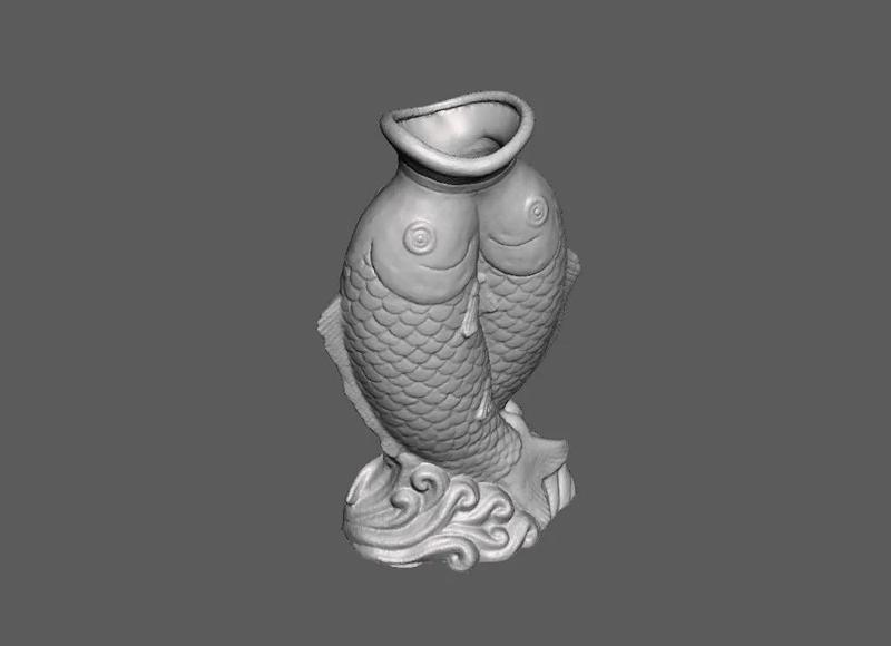 Fish Sculpture Vase