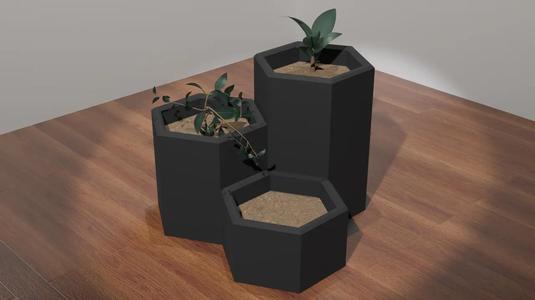 Multi-Hex Planter