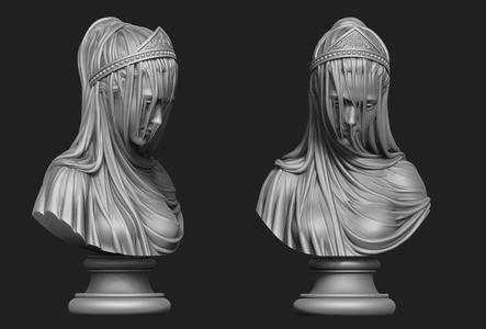 Drapery Bust