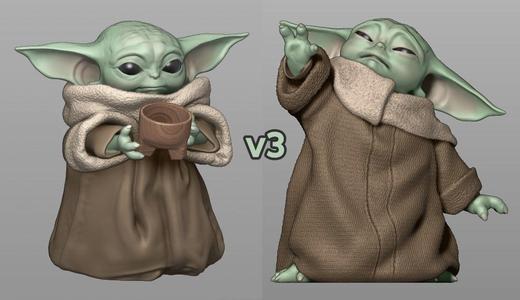 GROGU – Baby Yoda Using The Force – With Cup – PACK