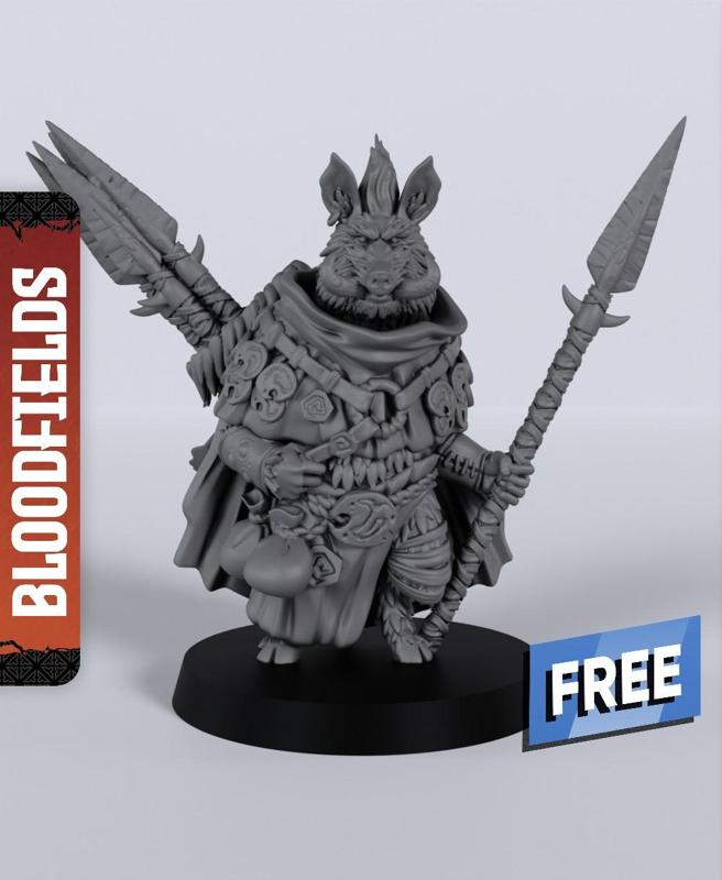 Brother Tusk – With Free Dragon  – 5e DnD Inspired for RPG and Wargamers