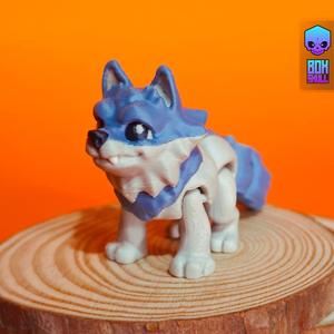 BABY WOLF, MINI – FLEXI – ARTICULATED – PRINT IN PLACE