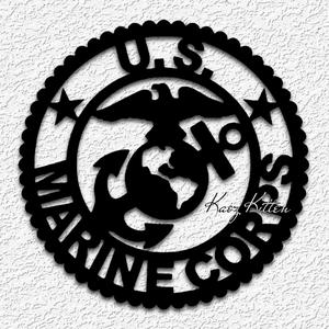 US marine corps wall art Military home decor