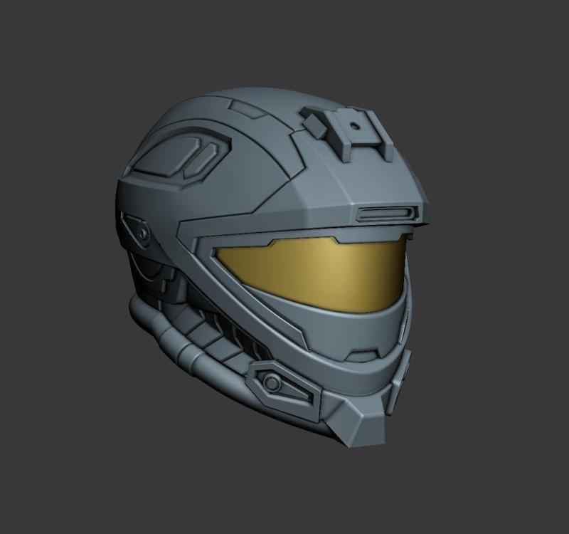 Recon helmet 3D print file