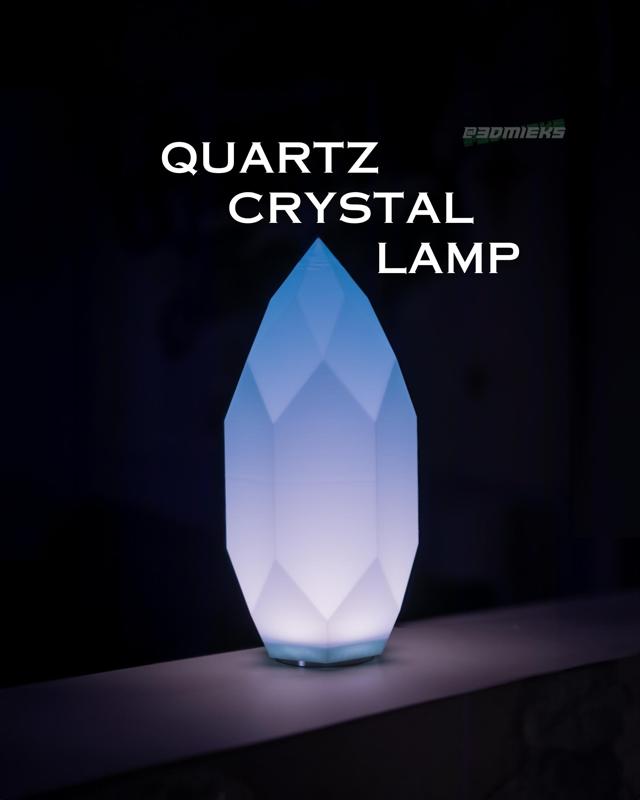 Quartz Crystal Lamp by 3D Mieks