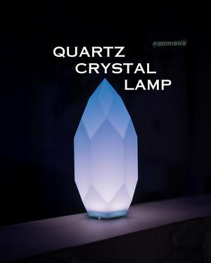 Quartz Crystal Lamp by 3D Mieks