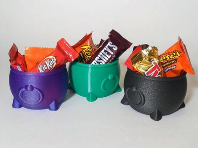 Witch’s Cauldron for Candy | Quick Halloween Vase
