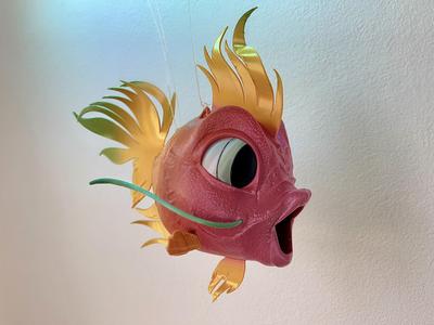 DRAGON FISH BIRDHOUSE/HANGING DECORATION