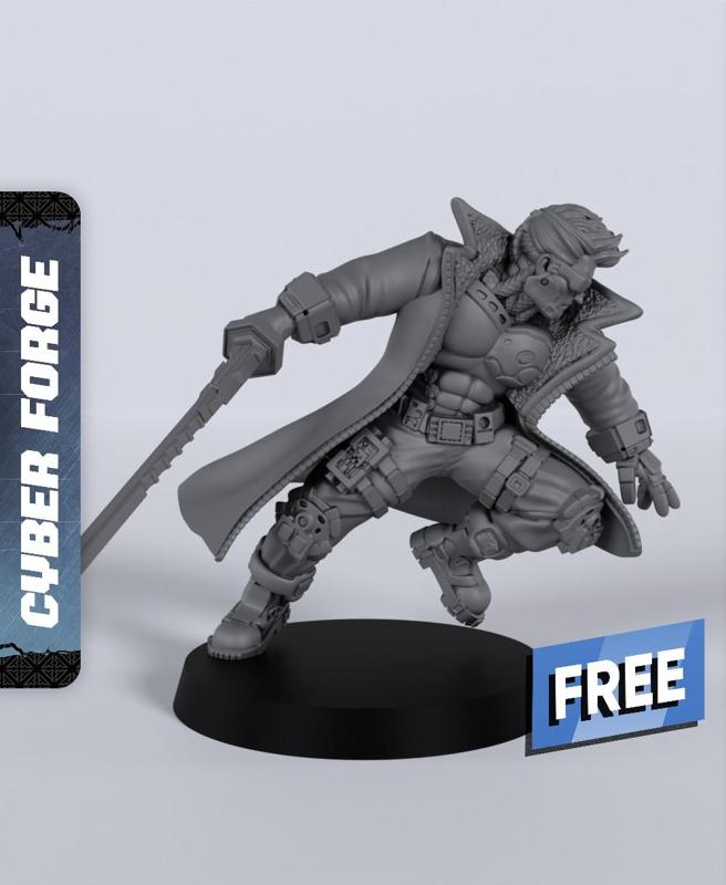 Carbon Connor – With Free Cyberpunk  – Sci-Fi Gift Ideas for RPG and Wargamers