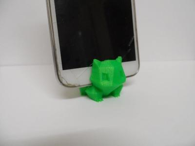 Pokemon Bulbasaur- Low Poly – Keyring  Phone Stand