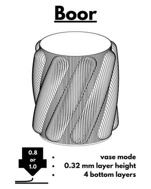 Boor Vase