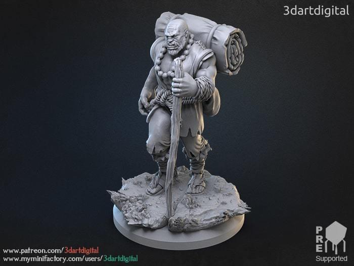 3dartdigital Patreon “Gorntak” Sample, Free STL
