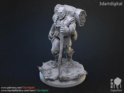 3dartdigital Patreon “Gorntak” Sample, Free STL