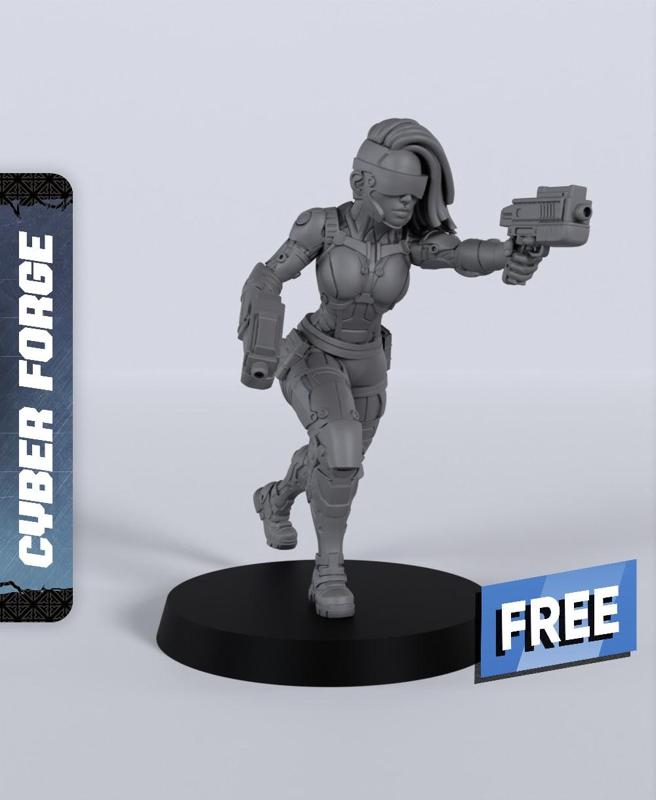 Janet Jet – With Free Cyberpunk  – Sci-Fi Gift Ideas for RPG and Wargamers