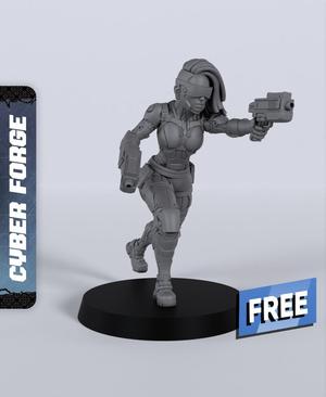 Janet Jet – With Free Cyberpunk  – Sci-Fi Gift Ideas for RPG and Wargamers