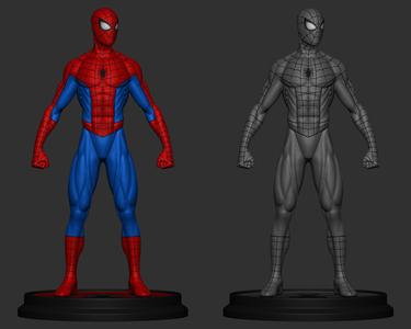 Spider-man Archivo STL Impresion 3D Fan Art