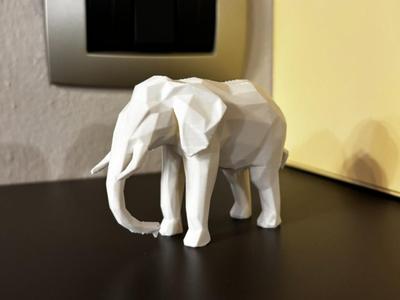 Low Poly Elephant