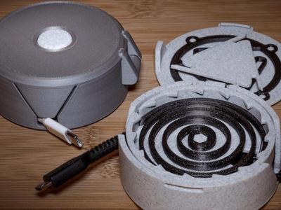 Retractable Cable Organizer – With Stop