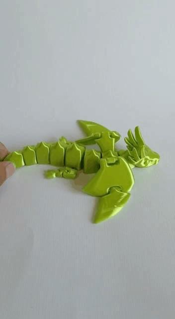 Flexi Dragon very green