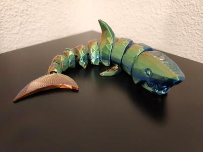 Low Poly Articulated Shark