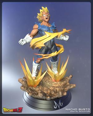 Majin vegeta dragon ball z – 3d print model