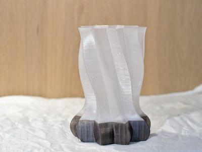 Multi color vase