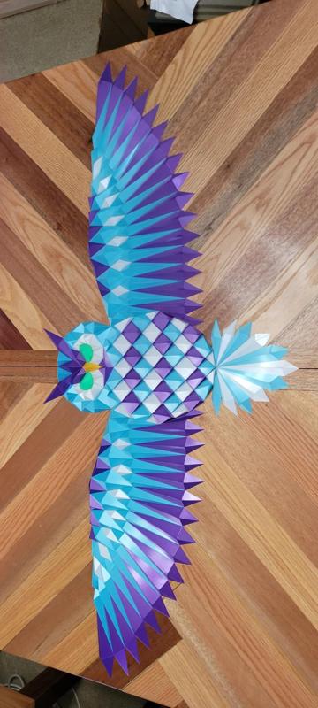 Geometric Owl wall art