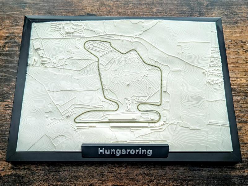 Hungaroring 3D Miniature (Multicolor)