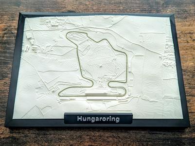 Hungaroring 3D Miniature (Multicolor)