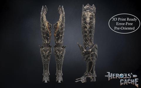 Final Fantasy XIV - Dark Knight Chaos Armor - Leg parts