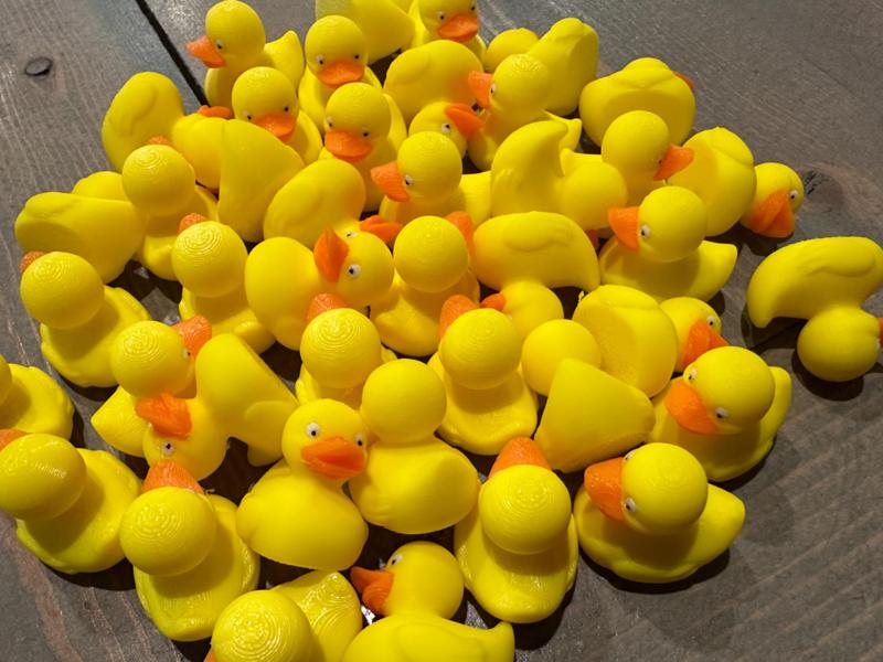 Tiny Rubber Duck Army