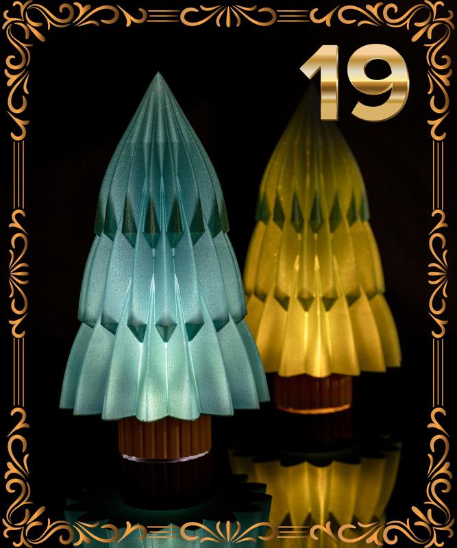 Christmas Tree Tealight (Vase Mode) – Christmas Day 19 – Light – Lighting