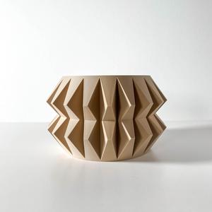 The Almin Planter Pot with Drainage Tray & Stand: Modern and Unique Home Decor