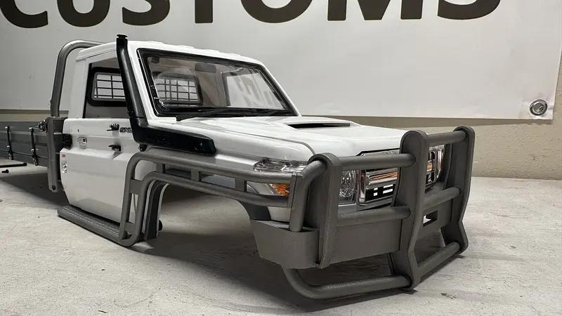 1/10 SCALE LC70 ROO BUMPER FITS KILLERBODY TOYOTA LAND CRUISER LC70