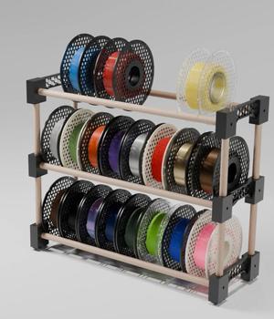 Modular Filament Spool Rack