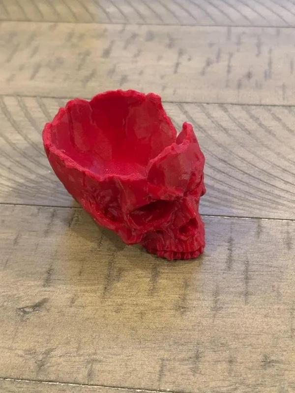 Low Poly Skull Bowl