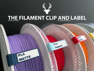 THE Filament Clip AND Label