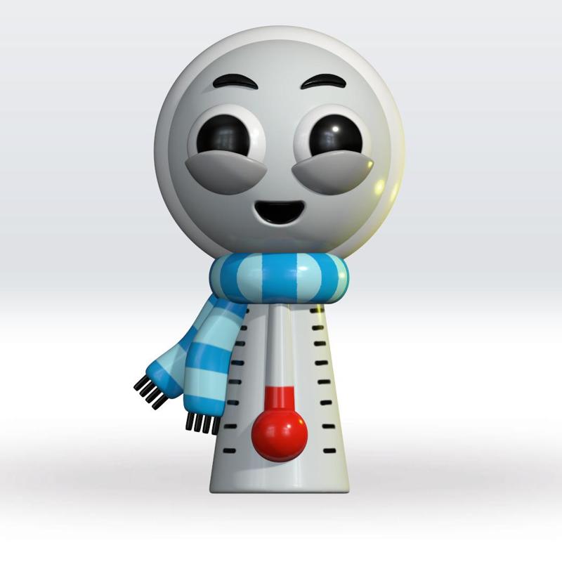 Sprunki Mercuy STL 3D Multicolor 3mf 3D Model Character Fanart