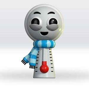 Sprunki Mercuy STL 3D Multicolor 3mf 3D Model Character Fanart