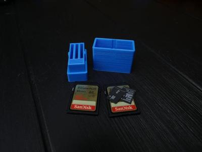 SD and Micro SD Card Holder