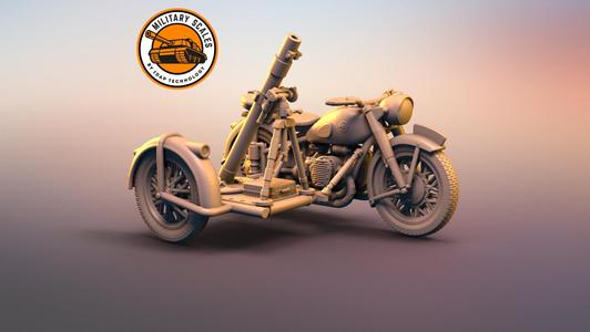 Ural M-72 with mortar