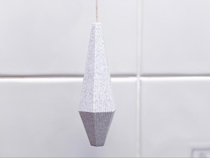 Modern Geometric Bathroom Light Pull