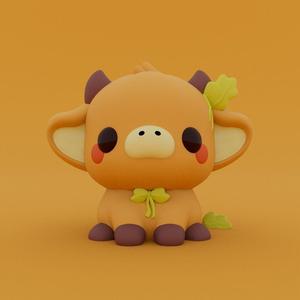 Kawaii Cow - Pumpkin