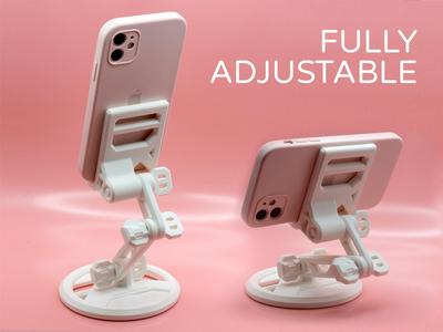 Adjustable Phone Stand by Pork3D.com