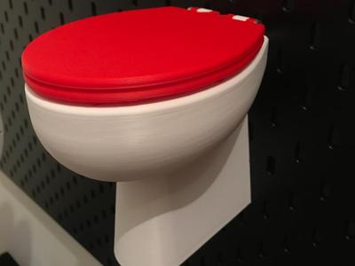 IKEA Skadis toilet
