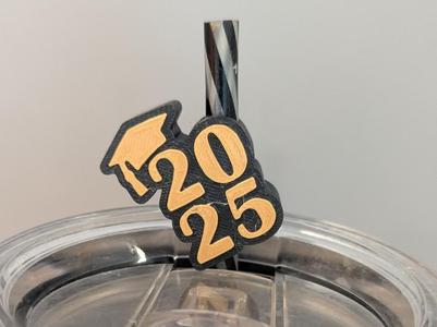 2025 Graduation Straw Topper