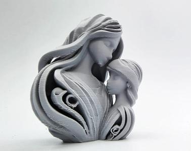 Mother & Daughter Sculpture #4