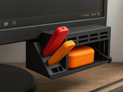 Monitor Organizer, pendrive usb SD Card