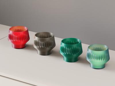 Tealight Holder. LED Candle Lamp. Modern Decor