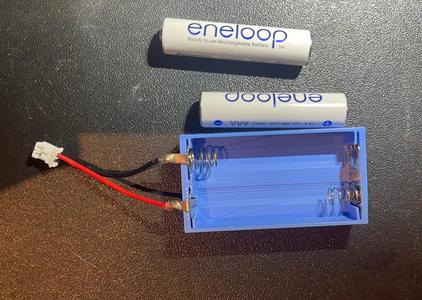 AAA battery holder / box for bambulab battery terminals PH 2.0 connectors   